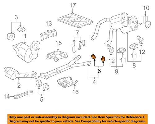 General Motors 15102680, Exhaust Clamp