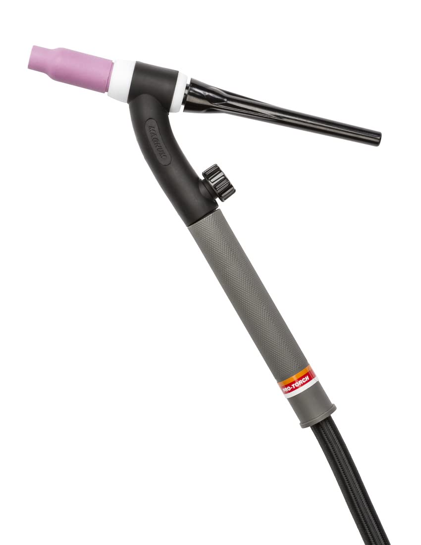 Lincoln Electric PTA-17V TIG Torch - for Air-Cooled TIG Welding - Valve Torch Head - 12.5 FT, 1 Piece Cable - K1782-6 