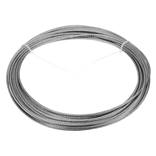 Câble acier 3mm 7x19 uxcell en inox 304 de 15m pour balustrade architecturale