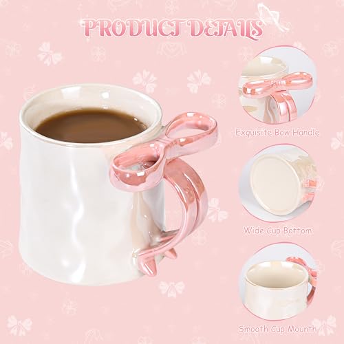 12oz-Coquette-Pink-bow-mug-cup-350ml-Charming-Mugs-with-Pink-Bow-handle-for-Women-Coquette-Decor-Valentines-Mugs-Christmas-Thanksgiving-Day-Mugs-Birthday-Gifts-for-Family-Friends