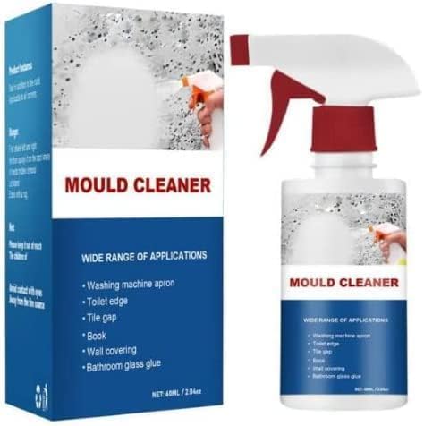 Mildew Cleaner Foam,60ML Mildew Spray,Powerful Multi-Purpose Foam Cleaner,Mould Remover Foam Spray,Foam Mildew Spray,Deodorant Decontamination Spray (1pcs)