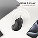 iClever Ergonomic Mouse, WM101 Vertical Wireless Mouse, 2.4GHz Optical Vertical Mouse with 4 Adjustable DPI 1000/1600/2000/2400 Levels 6 Buttons, Ergo Mice for Laptop, PC, Computer, Desktop