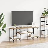 Base compacte : avec ses 102 x 35 cm, le meuble TV s'adapte à n'importe quel mur ou coin et utilise la hauteur de 45,5 cm comme étagère supplémentaire. Ainsi, il devient un meuble TV peu encombrant pour le salon, le couloir, le bureau à domicile ou la chambre d'adolescent.