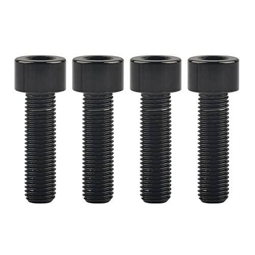 Vis en titane M10 pas 1.25 hexagonale noire pour remplacer la visserie rouillée