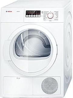 Bosch White Front Load Laundy Pair With WAT28400UC 24" 300 Series Washer