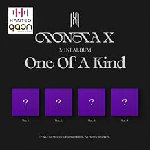 Monsta X - One of A Kind [Ver. 3] The 9th Mini Album [Pre Order] CD+Photobook+Folded Poster+Others with Tracking, Extra Decorative Stickers, Photocards