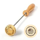 STAMTECH Branding Iron for Wood - Durable Custom Metal Branding Iron Leather Stamps Wedding Stamps Personalized Branding Iron for Meat Wood Paper Plastic（1