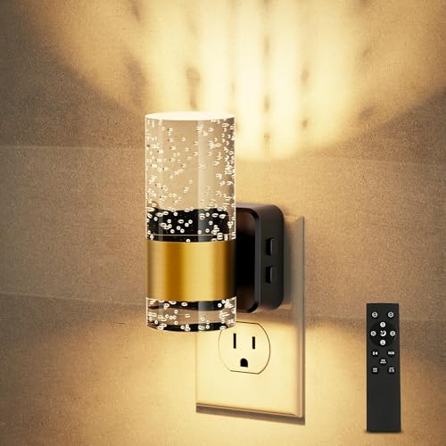 JandCase Night Lights Plug into Wall, 1 Pack Color Changing Night Light - image 1
