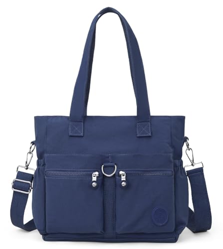 Image of Tote Bag for Women Nylon Purse and Handbags Tote Purse Crossbody Bag Messenger Bag