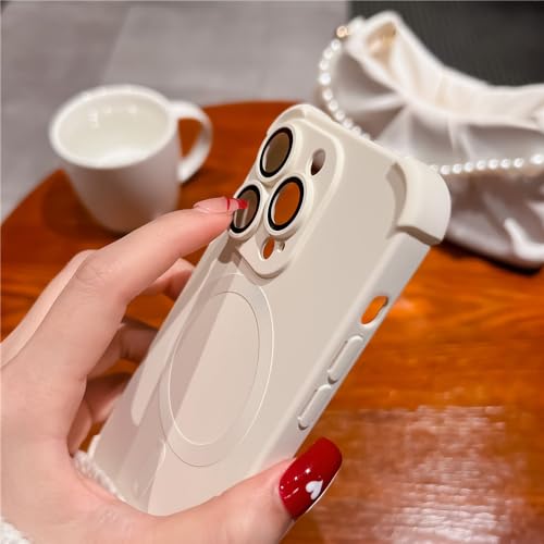 Housse de protection d'objectif pour iPhone 13 magnétique en silicone violet - 6