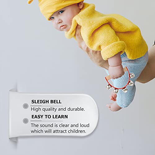 Milisten 6 Pcs Desk School Bells Decor Ring Wooden Wood With Music Hand Sleigh Performance Red Handbells Ringbell Instrument Educational Handheld Valentines For Christmas Early #TOP6