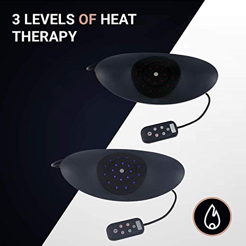 Image of Back Pain Relief - Low Back Stretcher with Vibration Massage, Infrared Heat, and Air Pressure Spinal Decompression - Dynamic Wedge Automatic Lumbar Traction