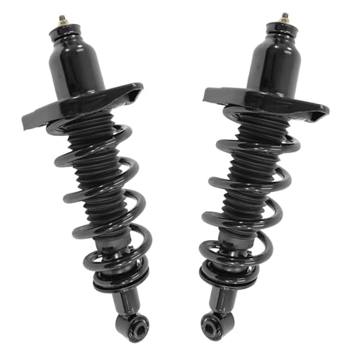 Image of Detroit Axle - AWD 6pc Struts Kit for Acura 2014-2020 MDX 4 Front and Rear Struts with Coil Spring Assembly 2 Front Sway Bar Links 2015 2016 2017 2018 2019 Suspension Kit Replacement