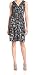 Nine West Women's Sleeveless Surplice Printed Madelyn Dress