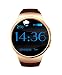 Produktbild Jugendliche Bluetooth Armband Telefon Uhr mit Kamera Mit Touch-Screen-Kamera FüR Android Und Ios Telefon für Android Smartphones Gold