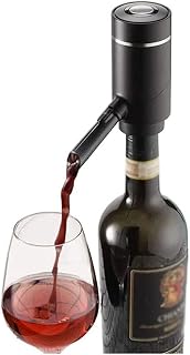 Electric Wine Aerator Dispenser Portable, Electric Wine Aerator Pourer Air Decanter Diffuser System for Enhance Wine Taste Wine Lovers