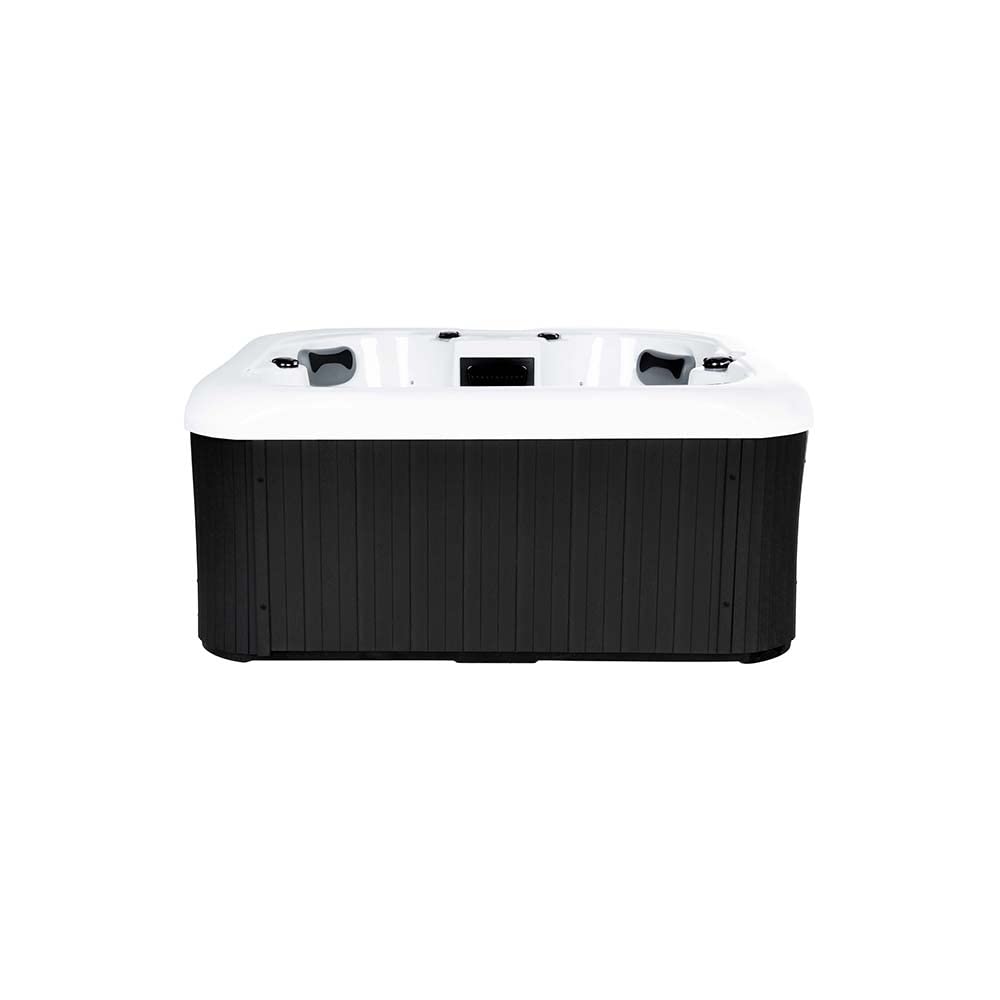 Home Deluxe - Outdoor Whirlpool - SEA Star Pure - Maße 180 x 160 x 79 cm - Inkl. Heizung, 19 Massagedüsen und 15 Lichtquellen I Außen Whirlpool Spa für 4 Personen