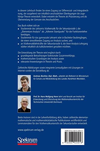 Elementare Analysis: Von der Anschauung zur