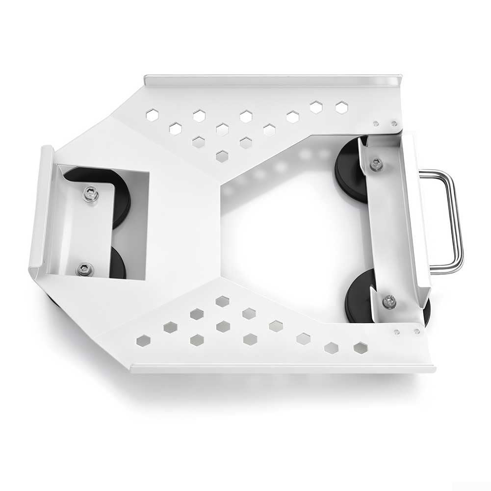 Kits de montaje magnético para techo de coche para Starlink para mini, soportes de vehículo con ventosa de metal con asas, soporte seguro portátil para viajes, color blanco
