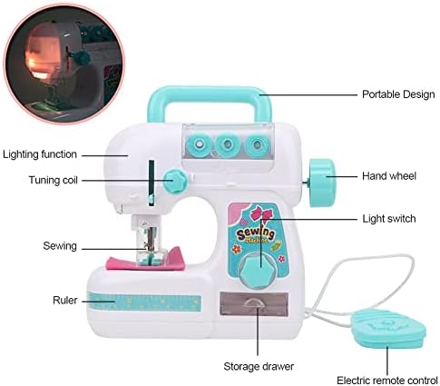 Sewing Machine Toy Electric Medium Size Sewing Machine Toys Educational Interesting Toy for Girls Children