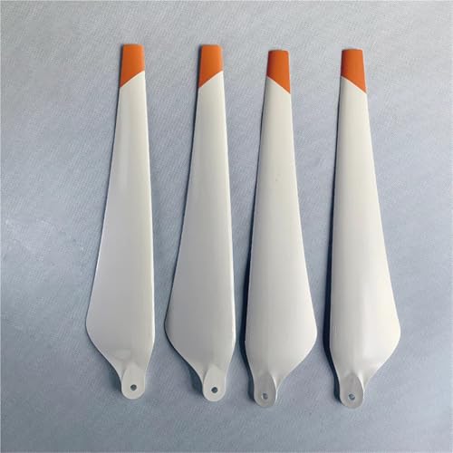 �݊���������܂�DJI Agras T30�Ή��F3820�܂肽���ݎ��J�[�{���t�@�C�o�[�v���X�`�b�N����CW/CCW�v���y���h���[���u���[�h(4pcs White sunscreen)