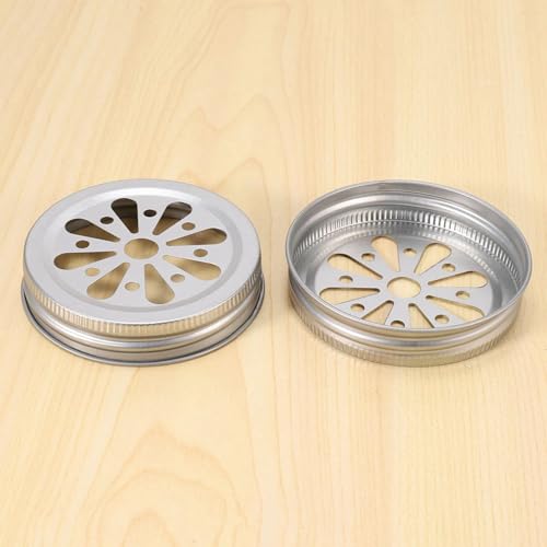 Couvercle Can Jar Daisy Cut en Métal Durable | Pack de 64 - 4
