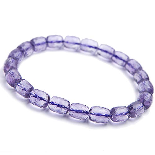 Améthyste naturelle perle facettée 8mm pour vos bracelets bien-être quotidiens
