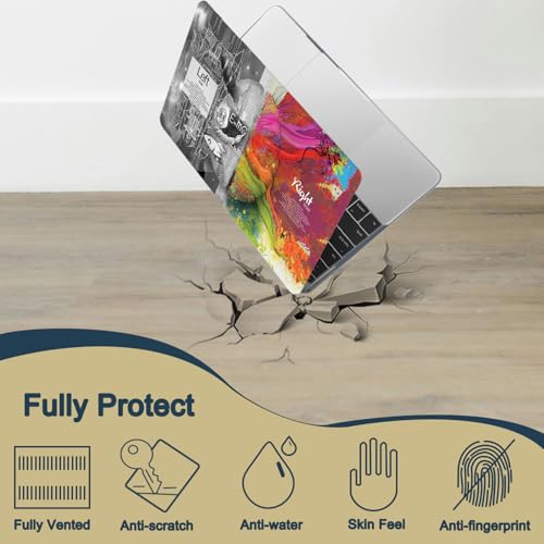 Funda para Macbook Pro 13抗摔 carcasa A1278 con protector teclado cerebro 6