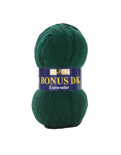 Sirdar Hayfield Bonus DK Double Knitting, Bottle Green (839), 100g by Sirdar