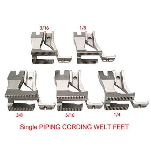 Set 5 Pies de Máquina de Coser Piping Compatible JUKI miniatura 2