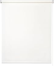 Translucent Roller Blinds with Quality Finishes, Natural Lighting and Soft Privacy, Roller Blind, Easy Installation on Ceiling or Wall, STORESBASIC Blanco 200 x 250