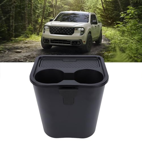 Contenedor de basura Maverick 2022-2025 de 3.5L con portavasos dobles traseros 4