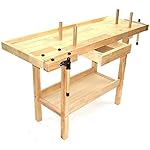 HOBELBANK-WERKBANK-HOLZ-1490-HOLZWERKBANK-06064-ARBEITSTISCH-WERKTISCH-Tisch-Holztisch-Massivholz-Massivholztisch-AWZ : Aus-Holz-gemacht....