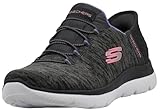 Skechers Summits Dazzling Haze Zapatillas para mujer sin cordones, 6 Wide