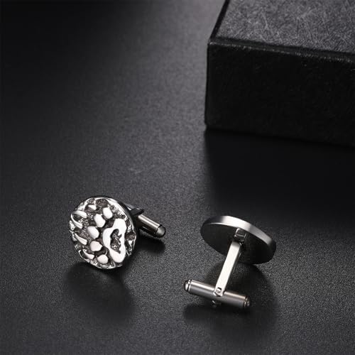 Mancuernillas Vikingas OIDEA para Hombre en Acero Inoxidable miniatura 4