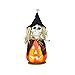 Produktbild WFRAU Halloween Kürbisse Deko Hohl leuchtendes Kürbislicht Halloween LED Licht Dekoration Requisiten Dekokürbisse für Halloweendeko und Herbstdeko (Mehrfarbig A, Einheitsgröße)