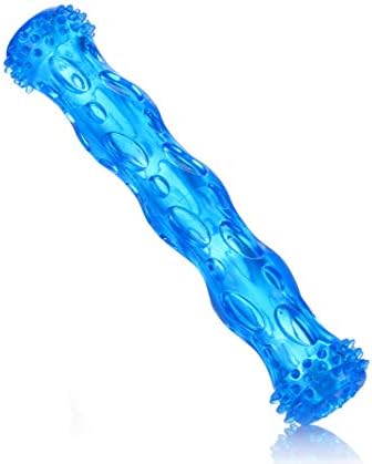 ZNOKA TPR Squeak Dog Chew Bone Toy, Bite Resistant Durable Tough Rubber Non-Toxic Tooth Cleaning Toy for Aggressive Chewer, Floating & Suitable for Pool Use