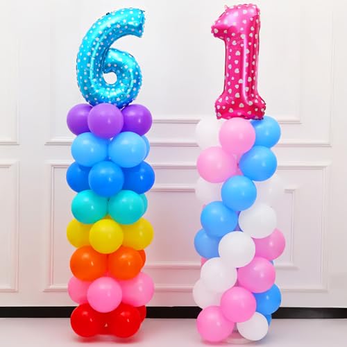 Voircoloria Balloon Column Stand Kit for Floor, Set of 2, Upgraded by Voircoloria - Used condition - Image 7