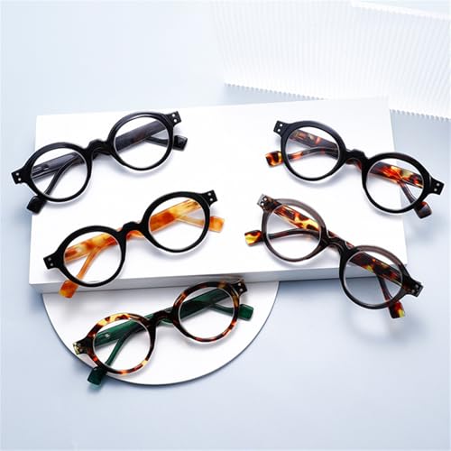 Men's Round Frame Eyeglasses - Ultra Lightweight Design - Classic Vintage Eyewear for Men & Women2