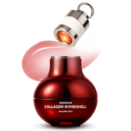 Numour Collagen Bombshell 30g | India’s 1st Korean Hydrolyzed Collagen Jelly | Sonic Massage & LED Red Light Therapy for Face | Sagging, Fine lines & Dullness | Anti-Aging Moisturizer | All Skin Types
