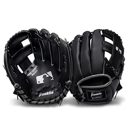 Image of Franklin Sports Kids Baseball Gloves - RTP Youth Teeball Glove + Ball Set - Boys + Girls Teeball Mitt Set - Kids + Toddlers - 9.5 inch