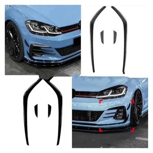 Pare-chocs avant Golf 7 kit diffuseur séparateur pour rassemblements tuning