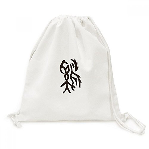 Sac à dos en toile Coq Astrologie Chinoise une idée cadeau unique