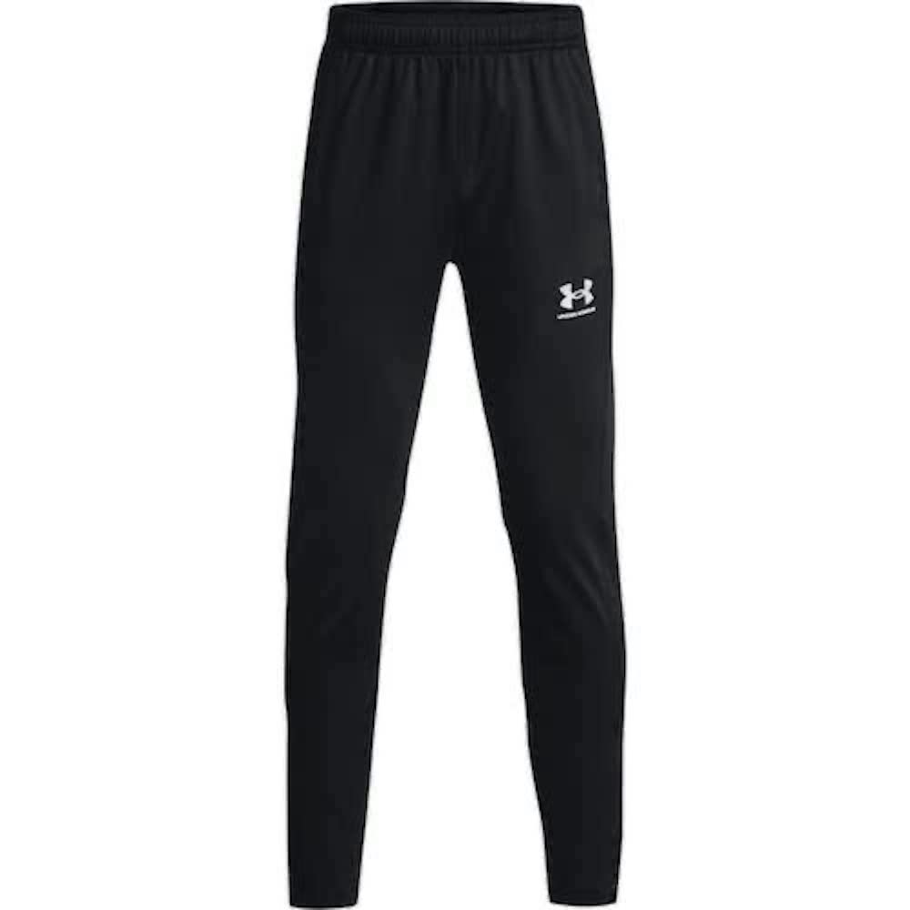 Under Armour Chłopięce spodnie treningowe Challenger, czarno-białe (002), rozmiar M (UK)