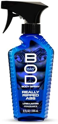 BOD man Fragrance Body Spray, Really Ripped Abs, 8 fl oz