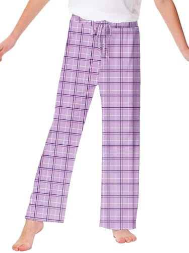 Image of Remimi Girl Boy Plaid Pants Drawstring Summer Casual Loose Bottoms 5-14 Years