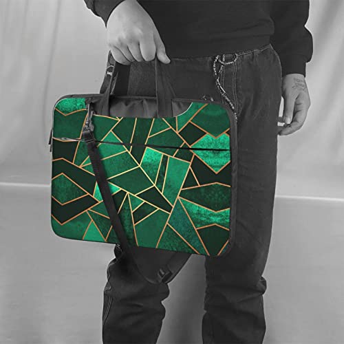Bolso portátil geométrico negro y oro AMAZWI 13-15.6" miniatura 7