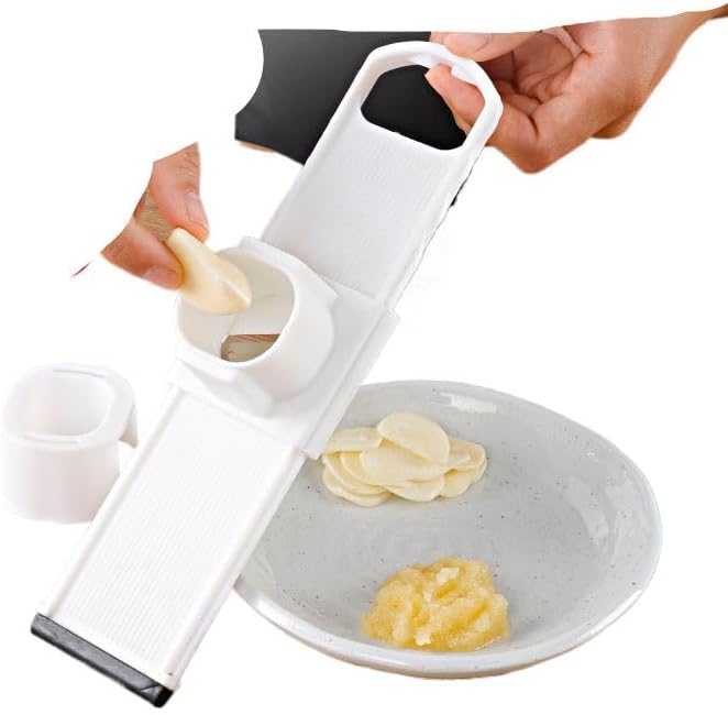 多功能蒜泥神器家用磨姜神器姜蓉研磨神器切蒜片切片神器工具 Household Cleaning，Kitchen Storage Essentials