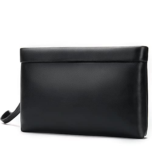 Men's Clutch Bag Korean Version Business Envelope Wallet Large Capacity Soft Leather