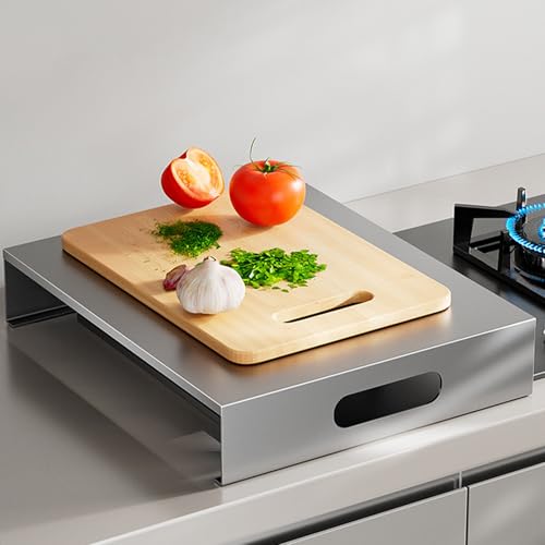 Placa de cubierta for encimera, cubierta de acero inoxidable for estufa de gas, con asa, placa de cubierta for encimera, soporte for estufa eléctrica, protección for estufa, for encimera, estufa eléct - imagen 5